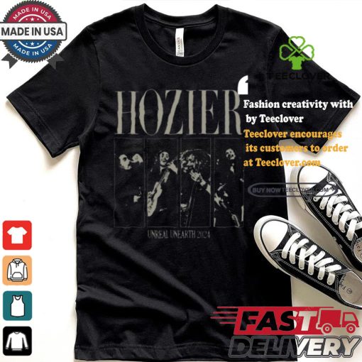 Hozier unreal unearth photo tour concert 2024 shirt