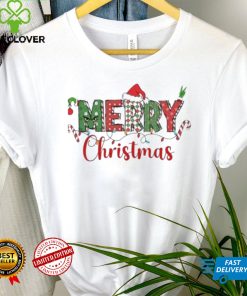 Hristmas ladies merry Christmas Christmas santa light shirt