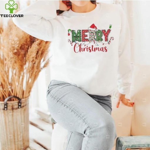 Hristmas ladies merry Christmas Christmas santa light hoodie, sweater, longsleeve, shirt v-neck, t-shirt