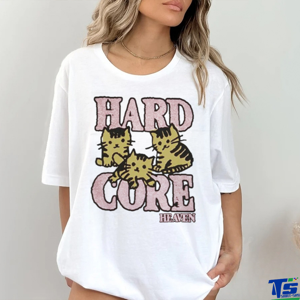 Hrtjankboteko Hard Core Heaven Cat Shirt