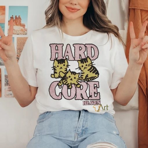 Hrtjankboteko Hard Core Heaven Cat Shirt