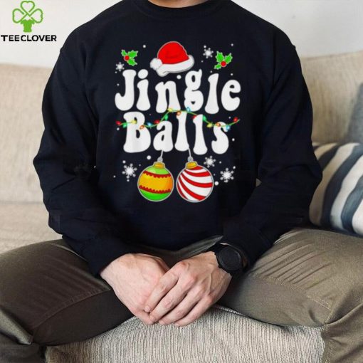 Tinsel Tits And Jingle Balls Matching Christmas Couple Shirt