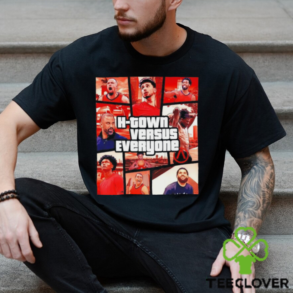 Htown versus everyone Gta Basketball shirt Htown versus everyone Gta Basketball shirt
