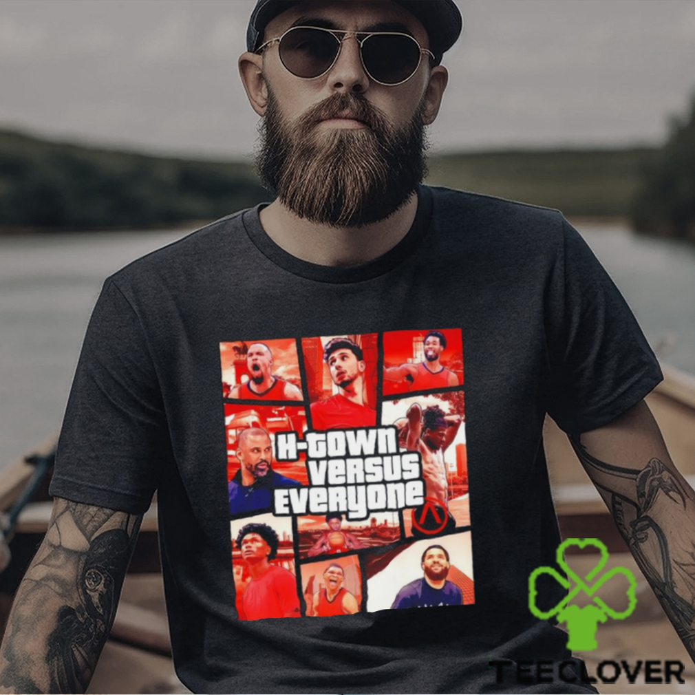 Htown versus everyone Gta Basketball shirt Htown versus everyone Gta Basketball shirt