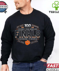 Hudson Tigers 2025 MHSAA Team Wrestling Final 8 Division 4 shirt