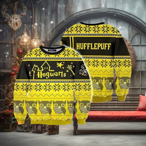 Hufflepuff Harry Potter Ugly Sweater Christmas Gift