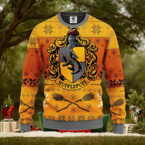 Hufflepuff Ugly Christmas Sweater For Men Women