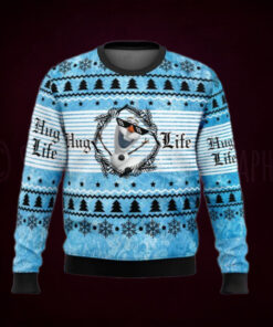 Hug Life Olaf Ugly Christmas Sweater