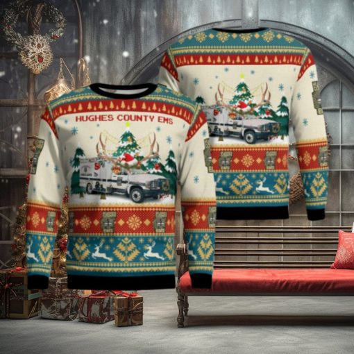 Hughes County EMS UGLY Sweater Christmas Season Gift