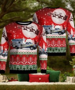Hughes County Emergency Medical Service Aop V2 Christmas Ugly Sweater 3D