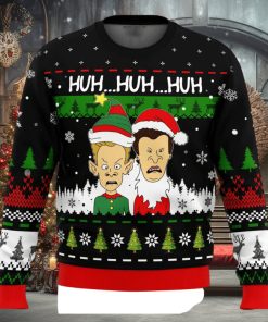 Huh…Huh…Huh… Beavis and Butthead Ugly Christmas Sweater