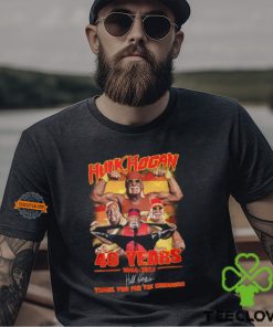 Hulk Hogan 40 Years 1984 2024 Thank You For The Memories T Shirt
