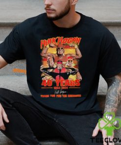 Hulk Hogan 40 Years 1984 2024 Thank You For The Memories T Shirt