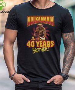 Hulk Hogan 40 Years Brother Est 1984 WWE Shirt