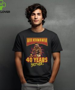 Hulk Hogan 40 Years Brother Est 1984 WWE Shirt