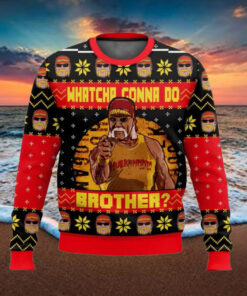 Hulk Hogan Whatcha Gonna Do Brother Ugly Christmas Sweater