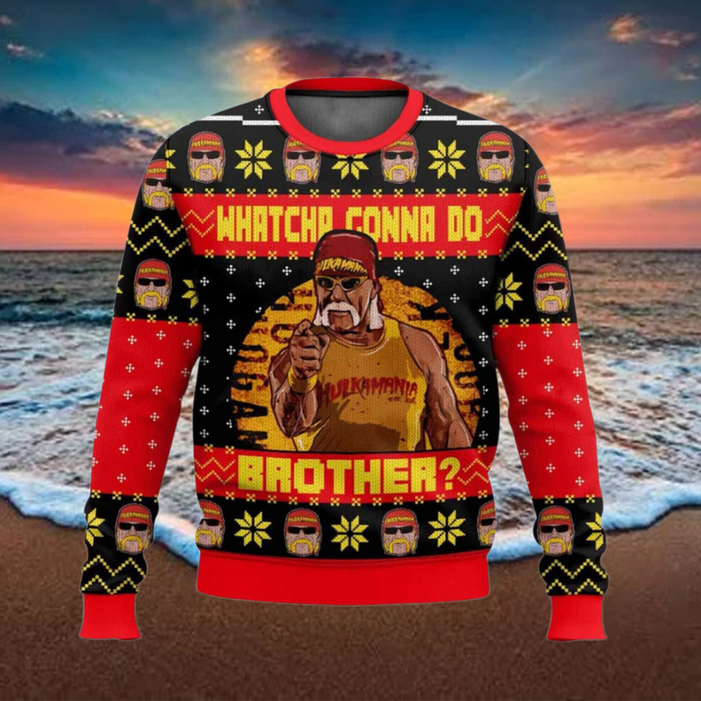 Hulk Hogan Whatcha Gonna Do Brother Ugly Christmas Sweater Hulk Hogan Whatcha Gonna Do Brother Ugly Christmas Sweater