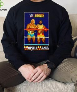 Hulk Hogan and Mr. T WWE Legends Wrestlemania shirt