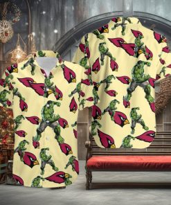 Hulk Marvel Avengers Fanfiction Tacky Hawaiian Shirt Arizona Cardinals