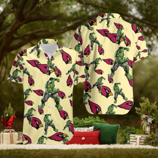 Hulk Marvel Avengers Fanfiction Tacky Hawaiian Shirt Arizona Cardinals