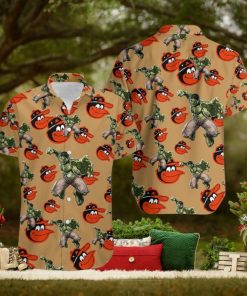 Hulk Marvel Avengers Memes Hawaiian Shirt Outfit Baltimore Orioles