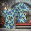 Yuletide Groove Baby Yoda Christmas Tropical Print Hawaiian Shirt Extravaganza