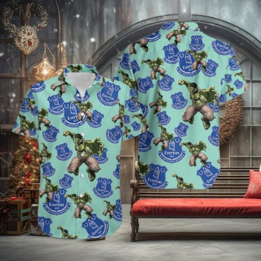 Hulk Marvel Avengers Memes Natural Light Hawaiian Shirt Everton Fc