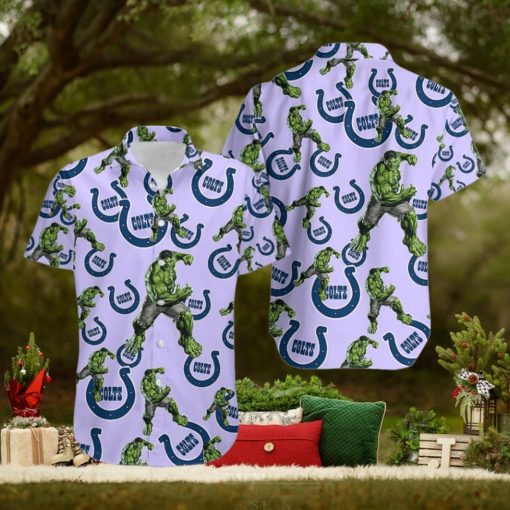 Hulk Marvel Avengers Memes Soft Hawaiian Shirts Indianapolis Colts