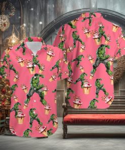 Hulk Marvel Avengers Shirts Natural Light Hawaiian Shirt Chocolate Ice Cream