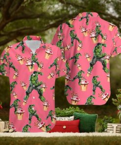 Hulk Marvel Avengers Shirts Natural Light Hawaiian Shirt Chocolate Ice Cream