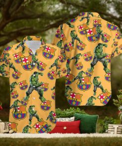 Hulk Marvel Avengers Style Clothing Funky Hawaiian Shirts Barcelona Fc 1 Hulk Marvel Avengers Style Clothing Funky Hawaiian Shirts Barcelona Fc