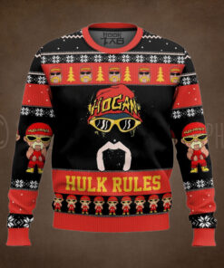 Hulk Rules Hulk Hogan WWE Ugly Sweater