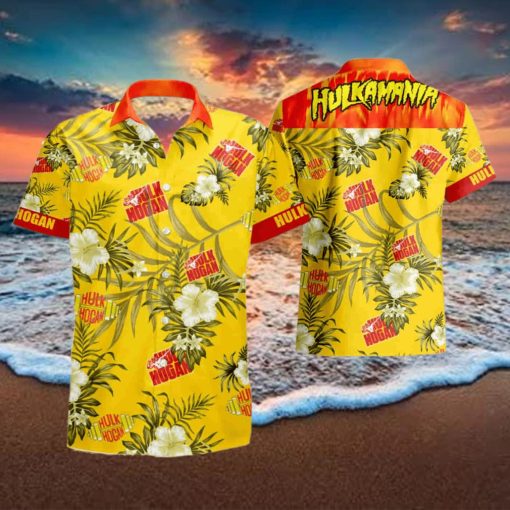 Hulkamania Wwe Wwf Hulk Hogan Hawaiian Shirt And Short Set