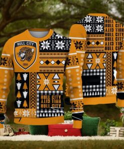 Hull City Pocket Efl Logo Team Ugly Christmas Sweater For Fans Gift Unisex Sweatshirt