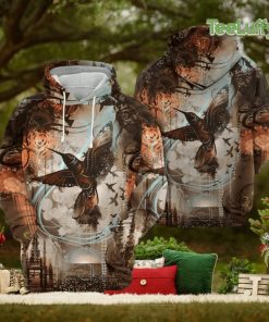 Hummingbird 3D Printed Hoodie Ver 3