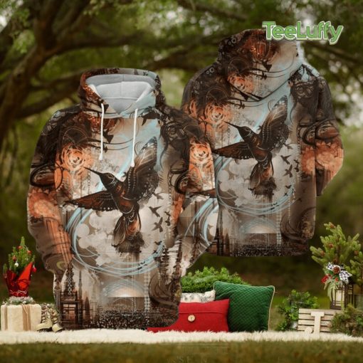 Hummingbird 3D Printed Hoodie Ver 3