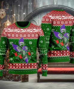 Hummingbird Christmas Sweater Matching Christmas Clothing Men Women