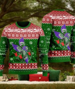 Hummingbird Christmas Sweater Matching Christmas Clothing Men Women
