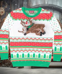 Humping Reindeer Ugly Sweater For Woman