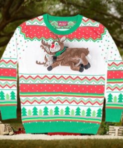 Humping Reindeer Ugly Sweater For Woman