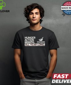 Hunger action month all year long foodbank T shirt