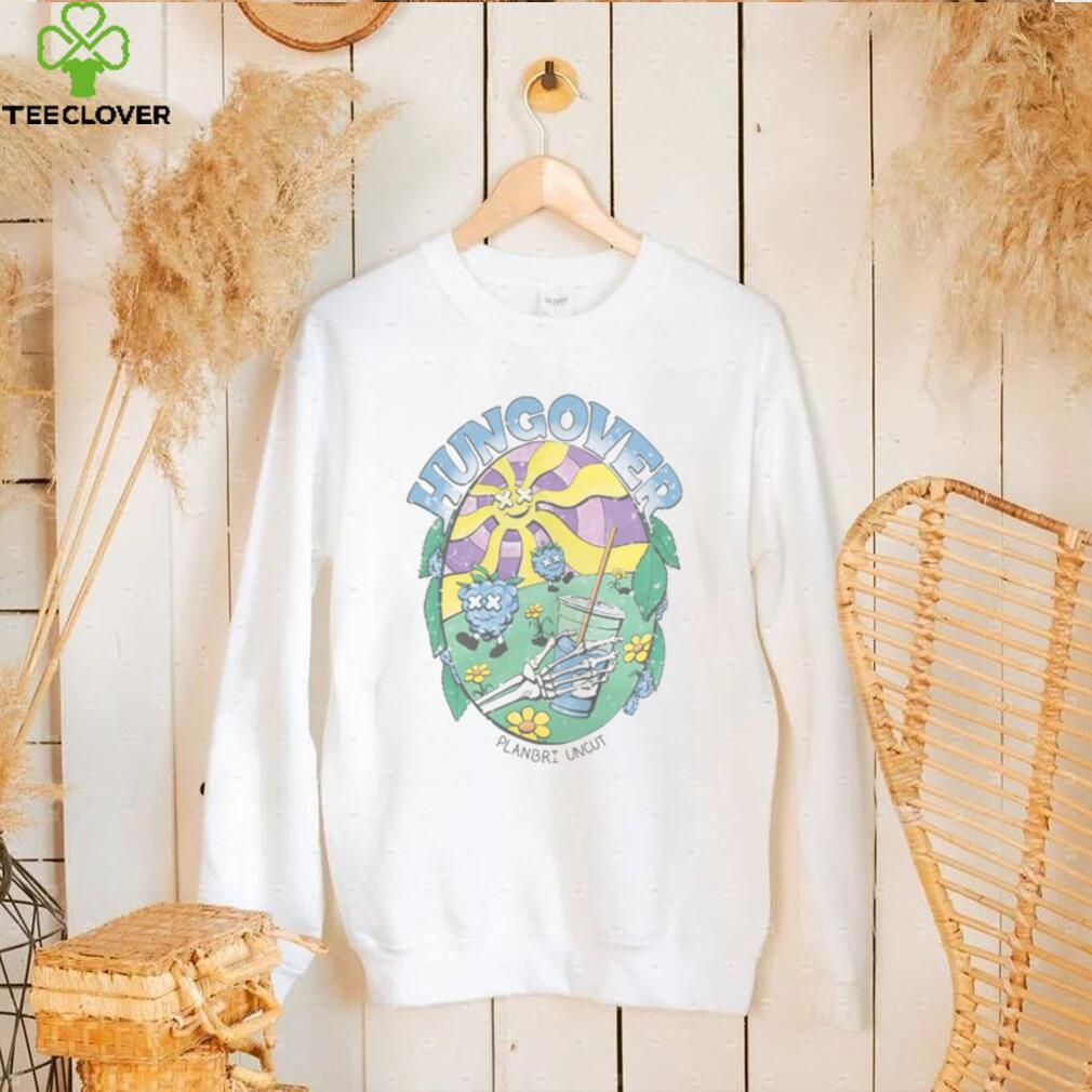 Hungover Skeleton PlanBri Uncut Shirt Hungover Skeleton PlanBri Uncut Shirt