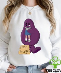 Hungry For Free Hugs From Grimace Fanart Unisex Sweatshirt