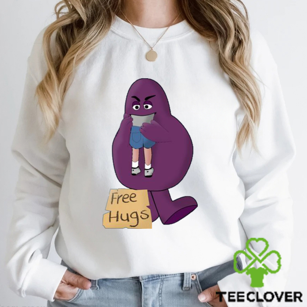 Hungry For Free Hugs From Grimace Fanart Unisex Sweatshirt Hungry For Free Hugs From Grimace Fanart Unisex Sweatshirt