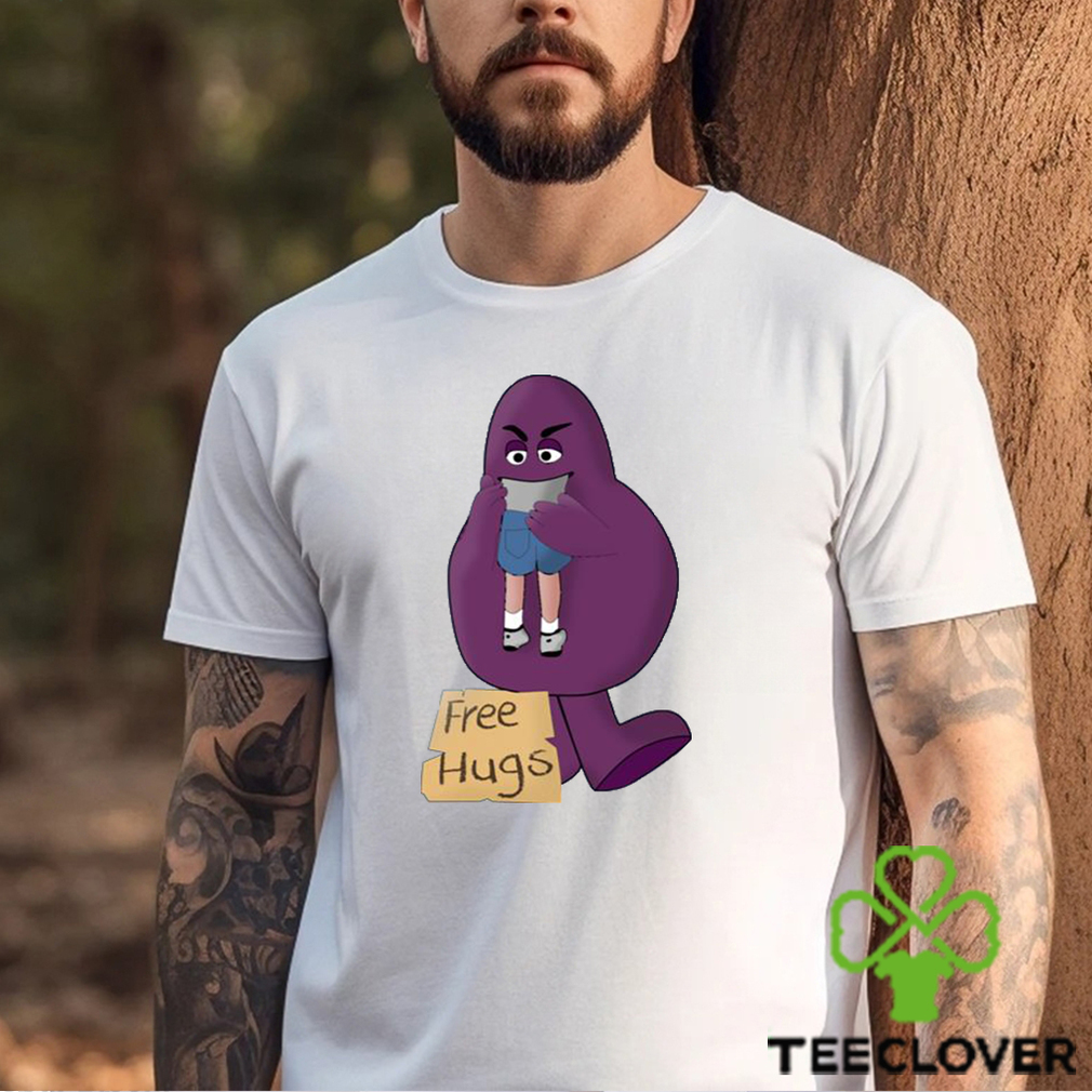 Hungry For Free Hugs From Grimace Fanart Unisex Sweatshirt Hungry For Free Hugs From Grimace Fanart Unisex Sweatshirt
