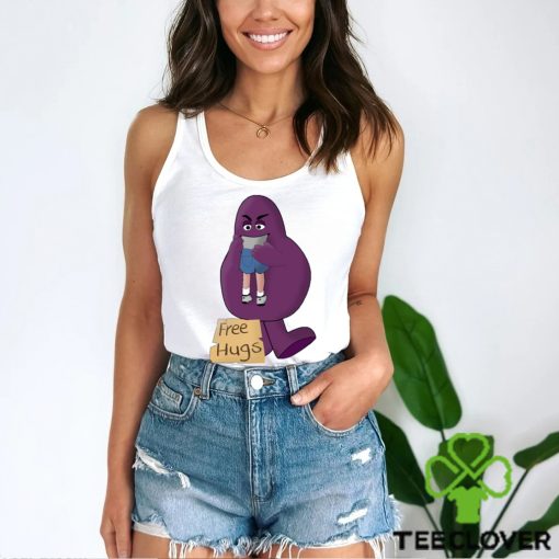 Hungry For Free Hugs From Grimace Fanart Unisex Sweatshirt