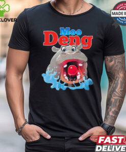 Hungry Moo Deng Painting t shirt