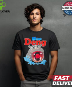 Hungry Moo Deng Painting t shirt