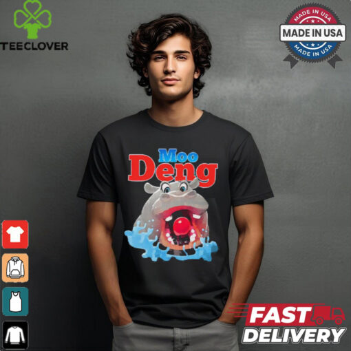 Hungry Moo Deng Painting t shirt