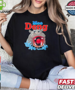 Hungry Moo Deng Painting t shirt